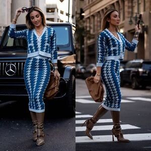 byegreis Britton cardigan and skirt set M/L NWOT